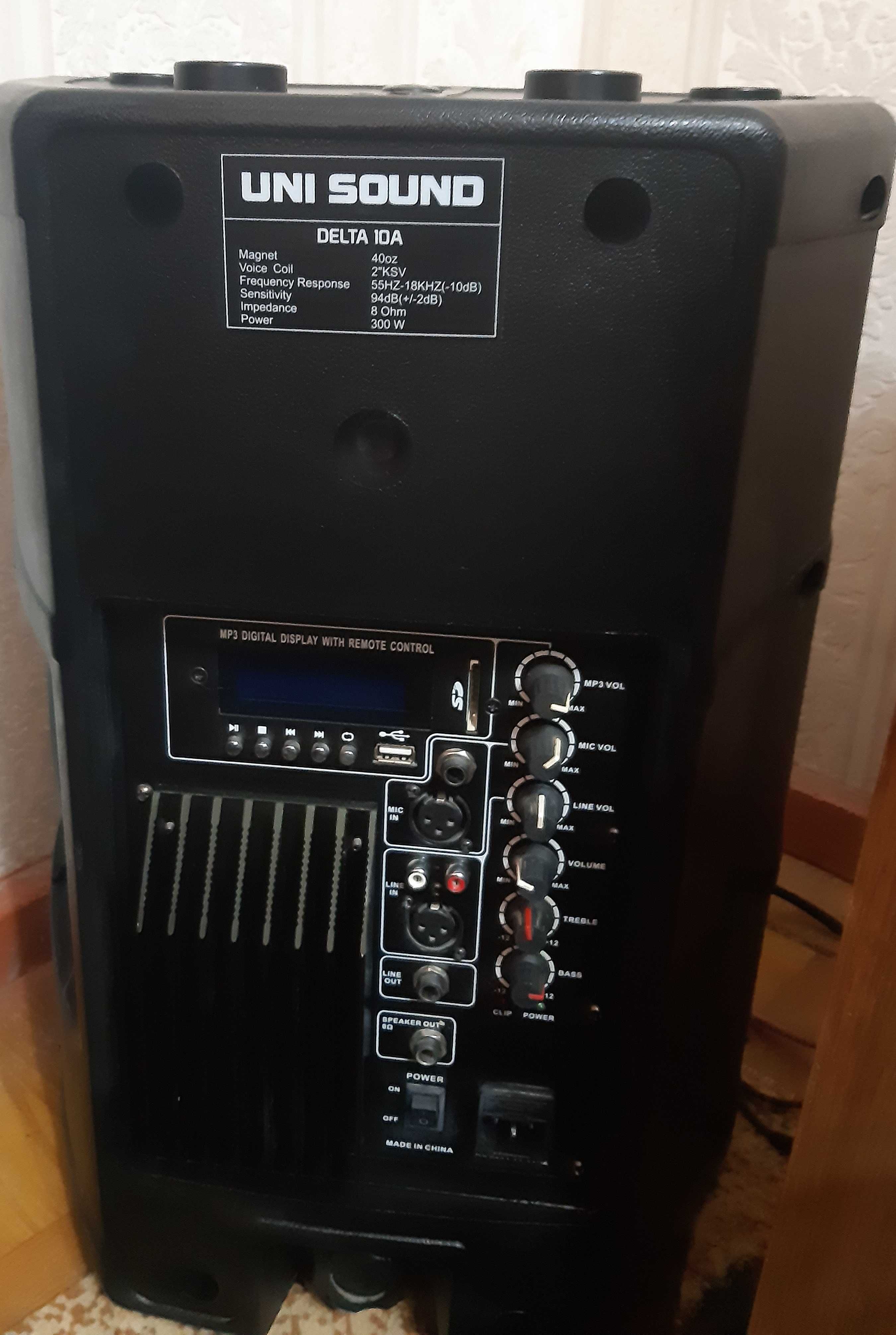 Активная колонка UNI SOUND DELTA 10 A - 300 Bt