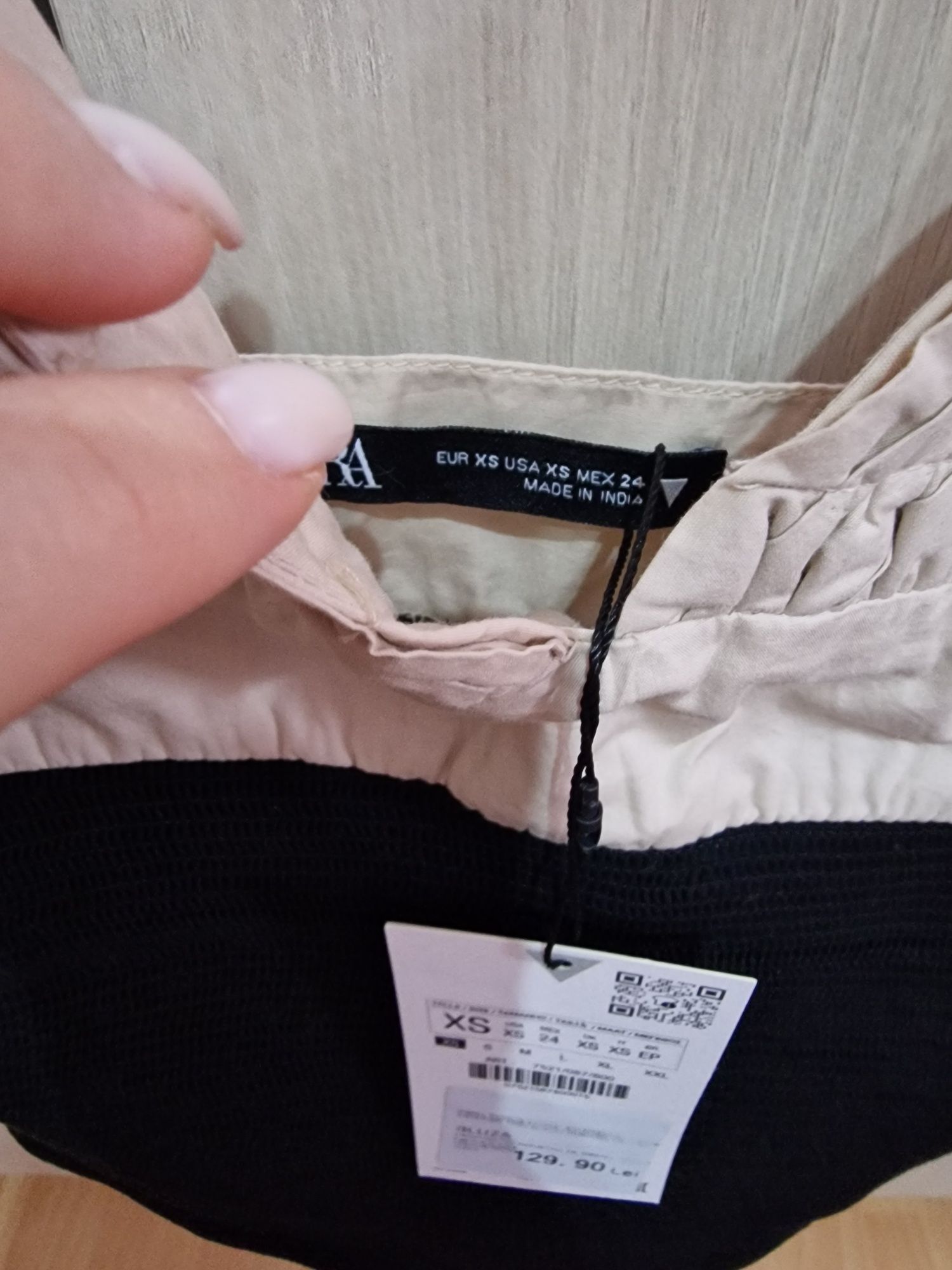 Top Zara mărimea Xs