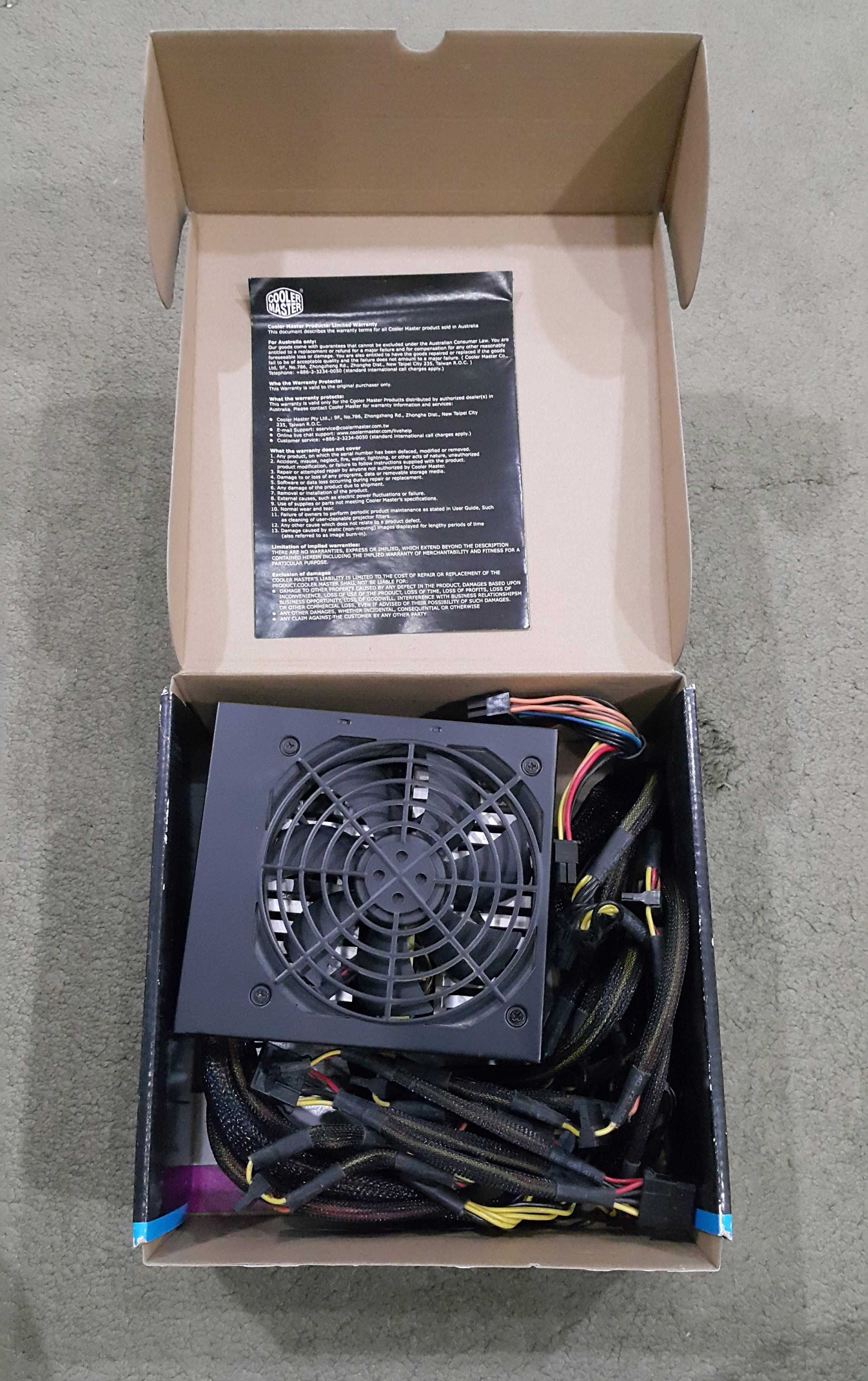 БП Cooler Master GX 750W (80+ Bronze, Active PFC, 120mm Fan, Box)