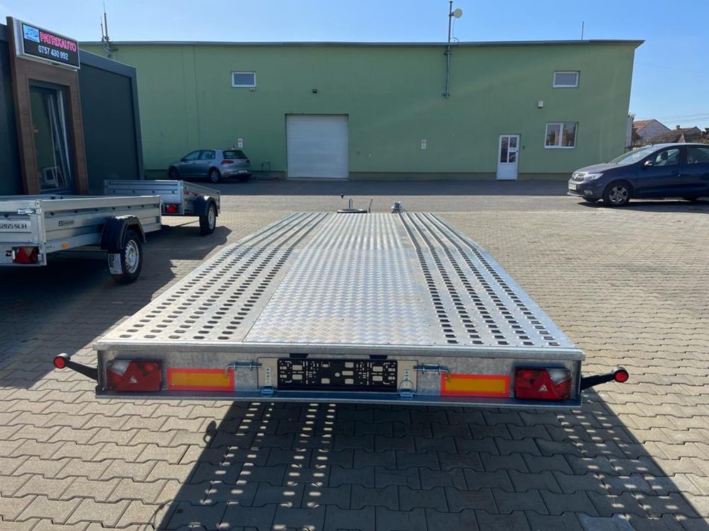 Trailer/platforma 5,5m 3,5t kg 3 axe! Roti 10C. An Fab 2023 ( nou)