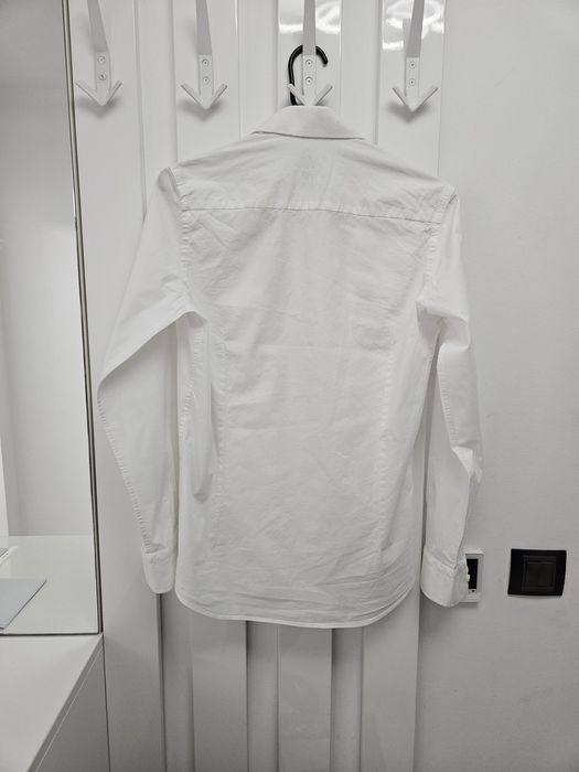 Cămașă Damat albă S 70% REDUCERE