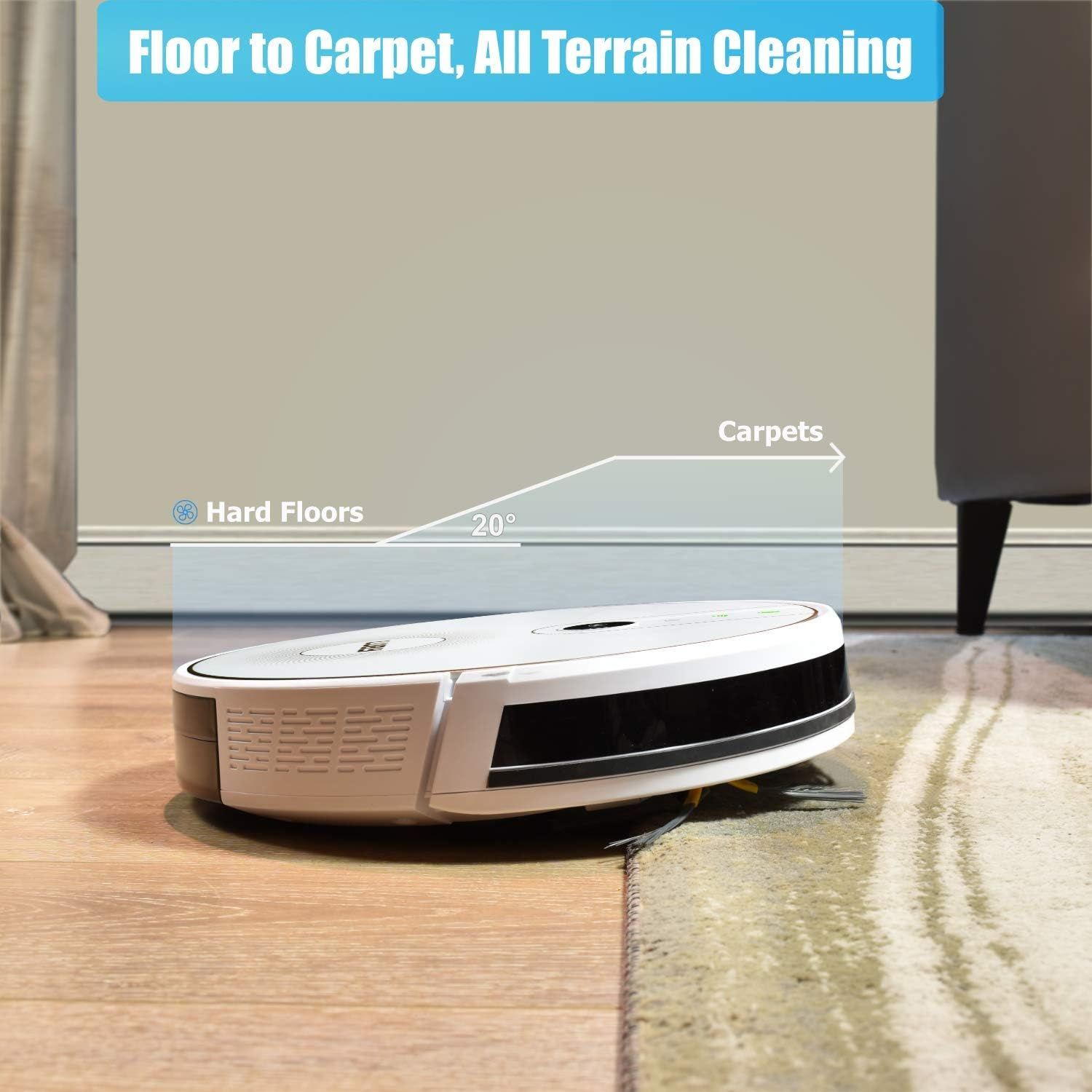 Aspirator robot inteligent LUBY cu mop si control aplicatie | 703301