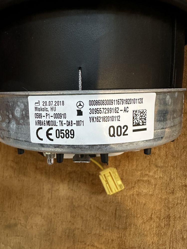 Volan + Airbag Mercedes A B C CLA CLS E GLA G