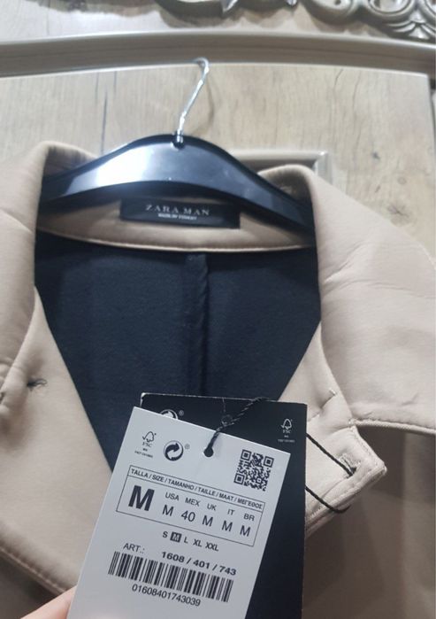 Zara мужской плащ/ куртка/ пальто