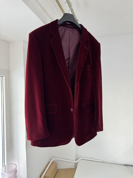 Sacou barbati visiniu velvet