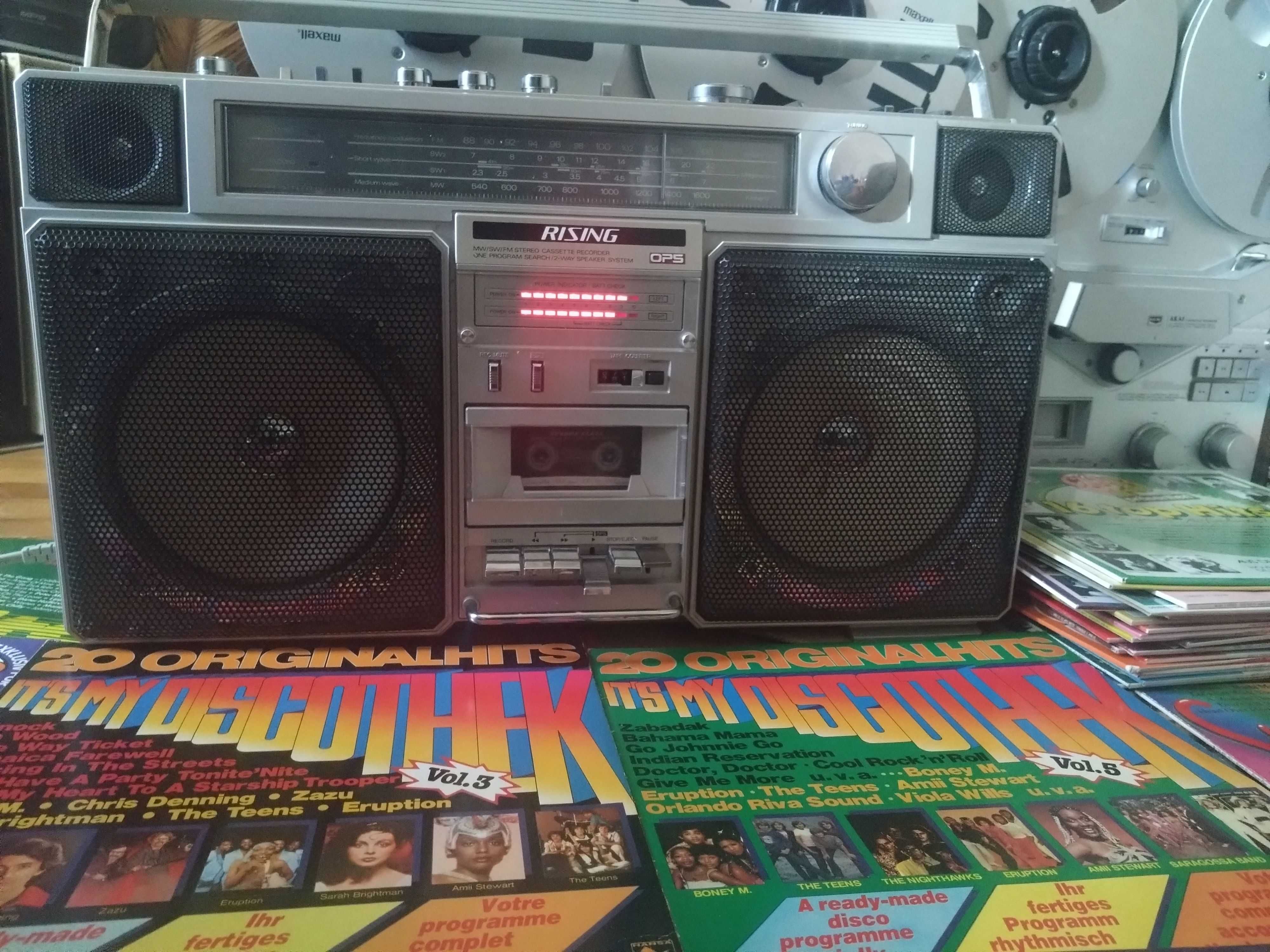 RADIO CASETOFON RISING SRC-2005/OPS/20cm Woofers/Stereo Cass Recorder