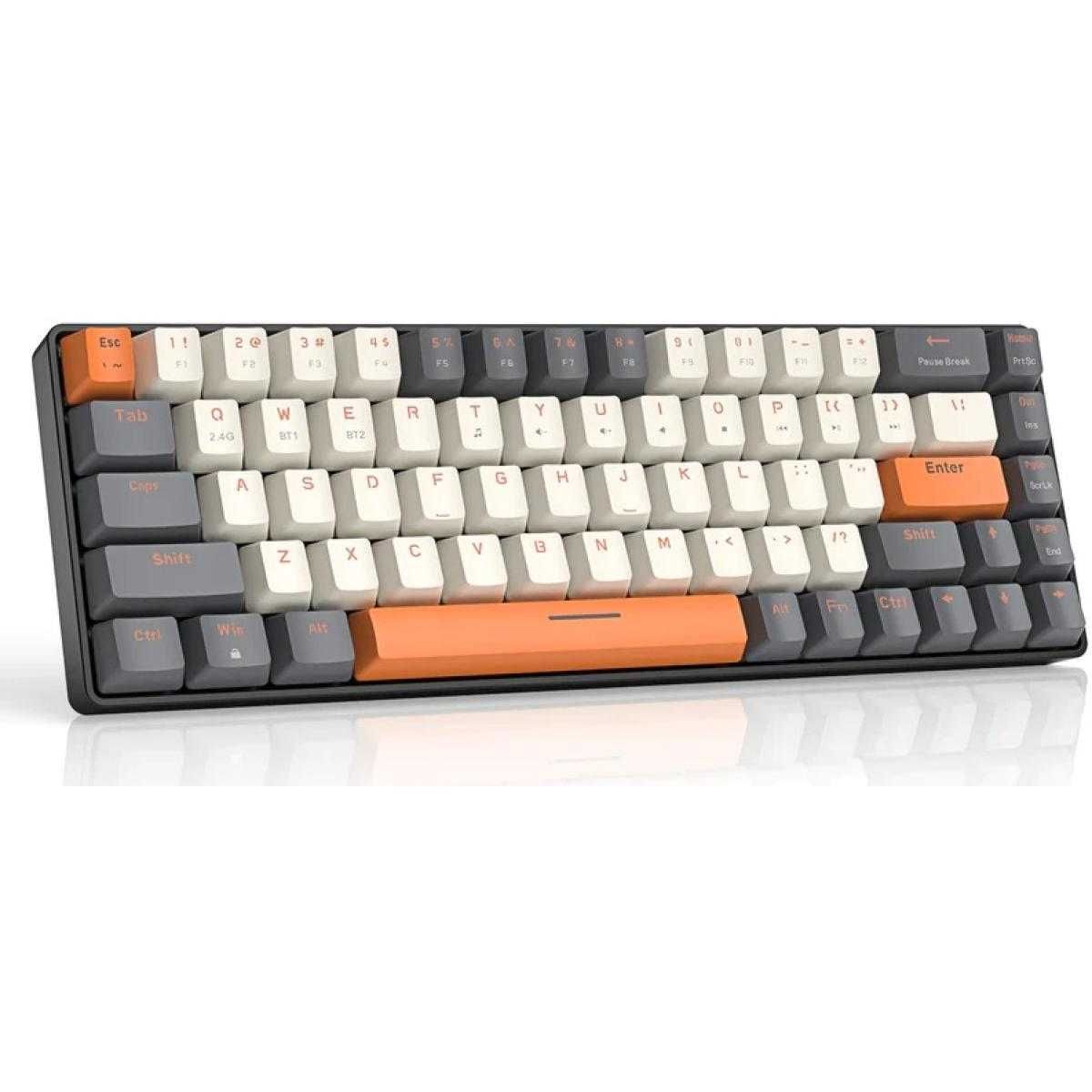 ZIYOULANG Tastatura Mecanica K68 Wireless (2,4 GHz+Bluetooth 5.0) 60%