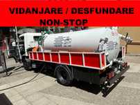 Vidanja Fose Vidanjare Desfundare Canalizare NonStop Bucuresti Ilfov