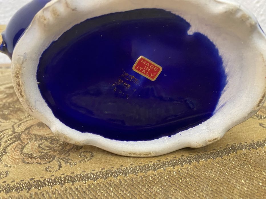 Италианси порцеланов съд ваза - жардиера