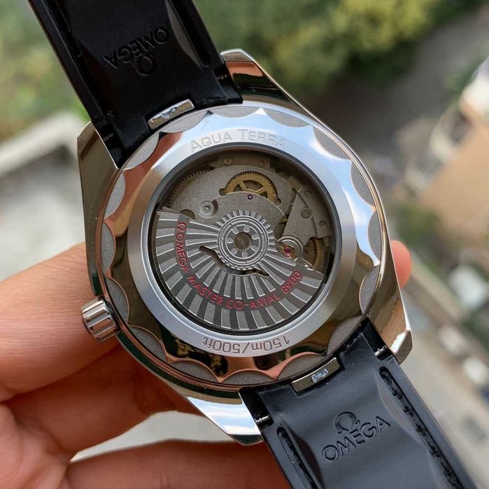 OMEGA Seamaster Аqua Terra Blue/Gold с автоматичен механизъм