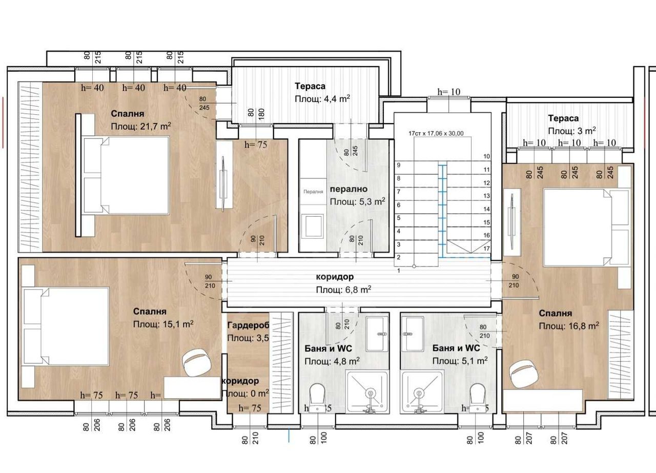 Продава се Къща в Пловдив, Беломорски - 224 кв.м за 971 €/кв.м - Снимка #4