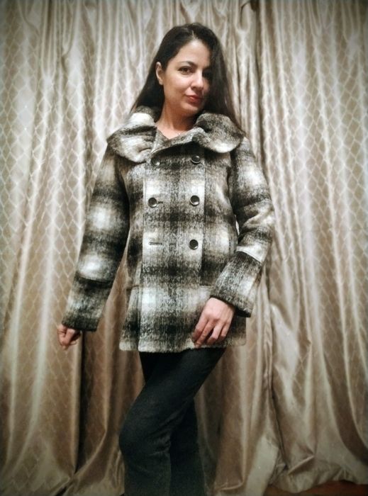 Полупальто шерсть от ZARA