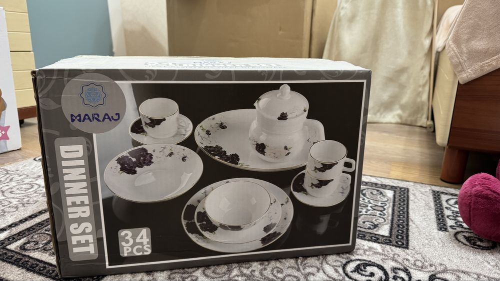 Новый Сервиз из 34 предметов Maraj