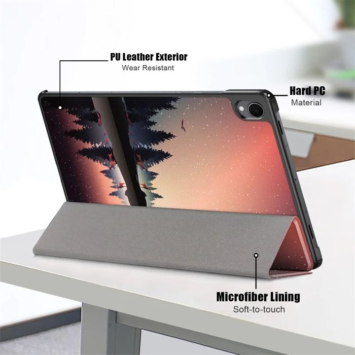 Samsung Galaxy Tab S11 11.0" 2025 / Кожен смарт калъф за таблет