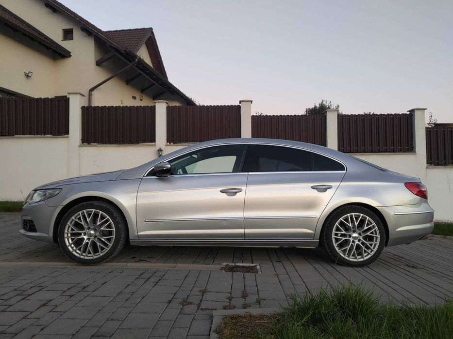 VW Passat CC, 2.0 TDI, 170 CP, 2009, DSG, Euro 5, argintiu