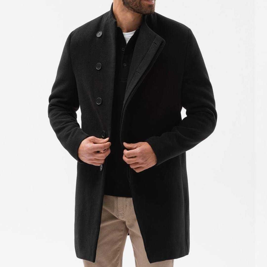 Palton elegant de lana bărbați, nou, mărime M, trimit oriunde