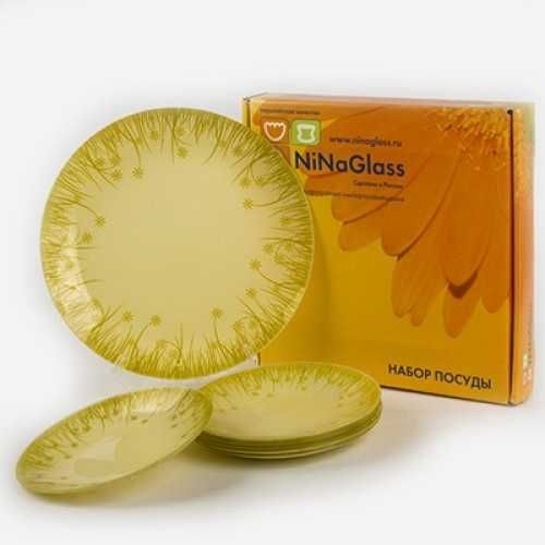 Набор тарелок nina glass "Форест"