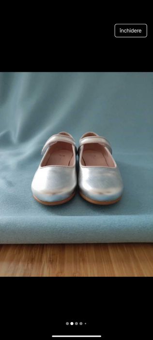 Pantofi piele Mary Janes Jacadi Paris - măsura 28