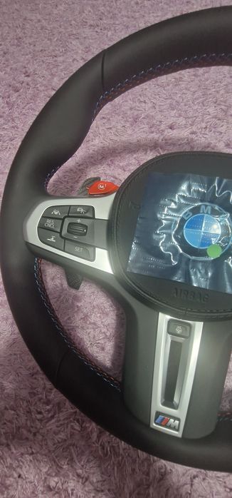 volan bmw m non facelift g30 g11 g31 g01 g02 cu padele