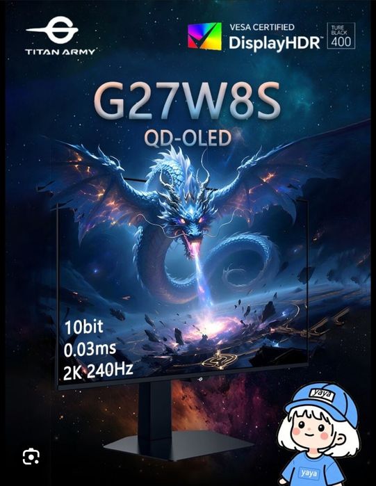 Монитор G27W8S QD-OLED Titan Army