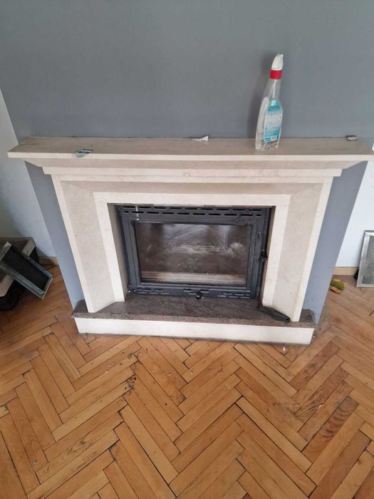 Камина Cheminees DIffusion за вграждане  ,10 kw висококачествен чугун