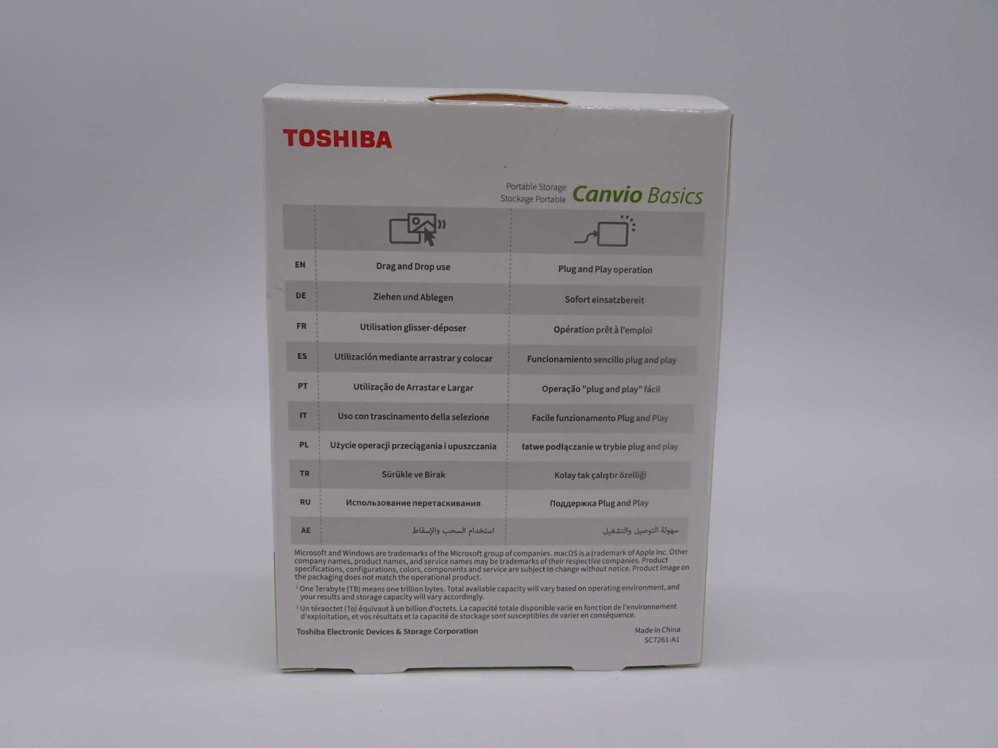 Hard Disk extern portabil Toshiba , hard