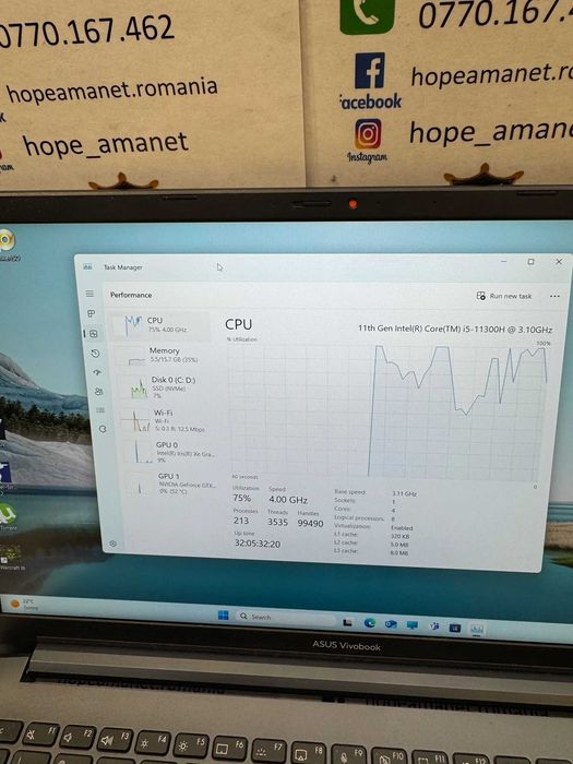 Hope Amanet P12- Laptop Asus VivoBook