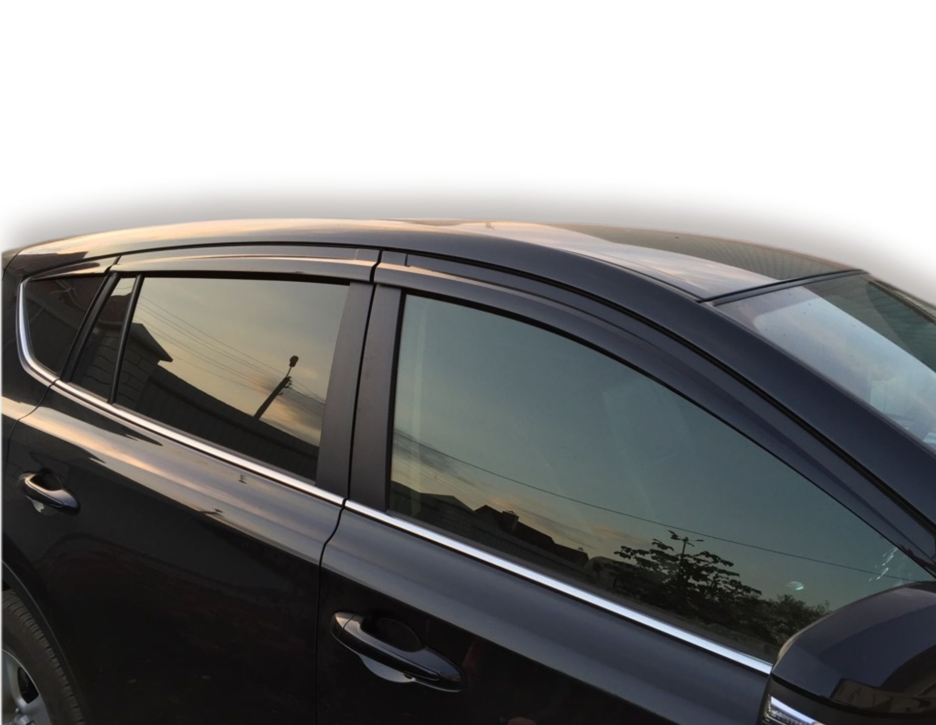 Дефлекторы окон (ветровики) для  Toyota RAV4 4 поколение