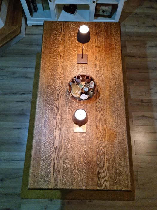 Masa Stejar negru masiv premium!