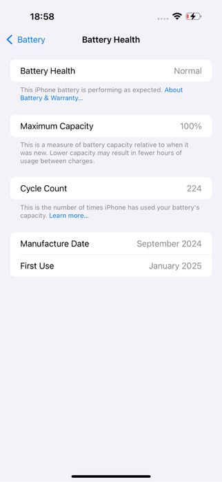 Apple iPhone 16 Pro Max,Black Titanium,256GB*100% Battery*16мГаранция*