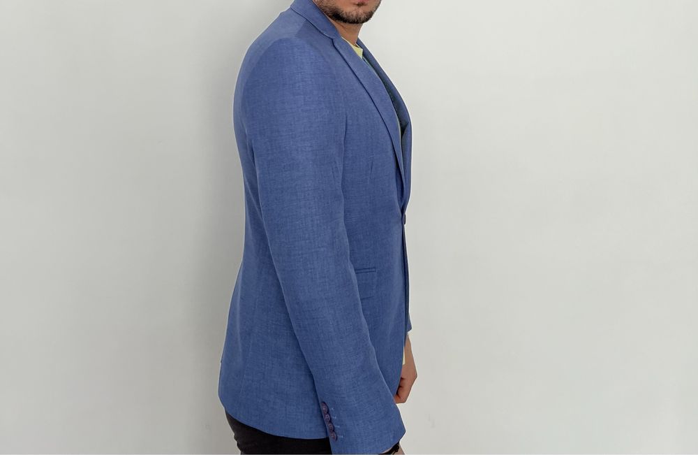 Sacou modern casual-elegant bleu !