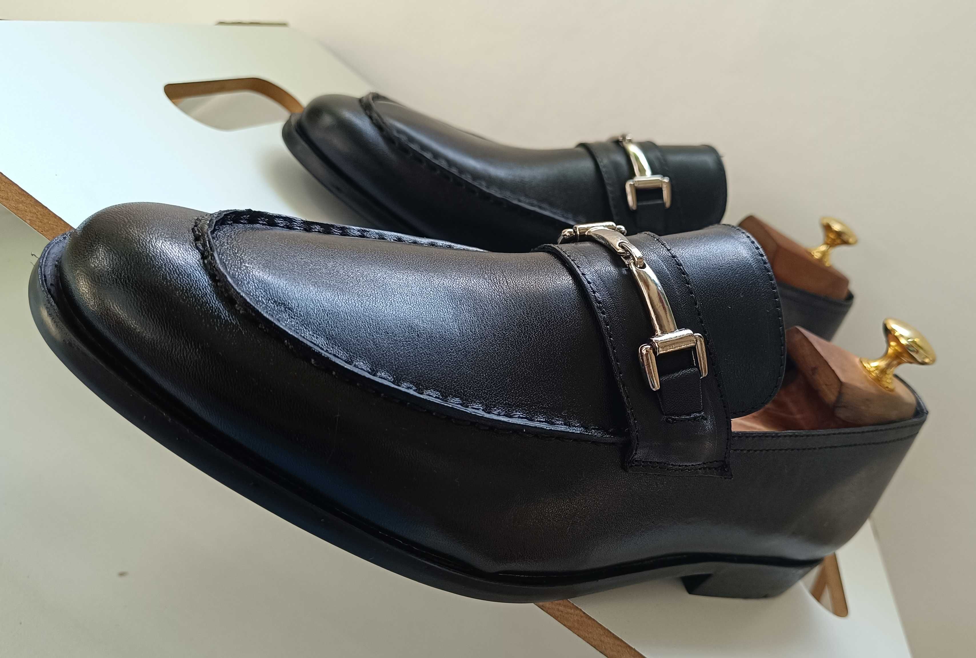 Pantofi loafer 43 bit premium About You NOI piele naturala moale