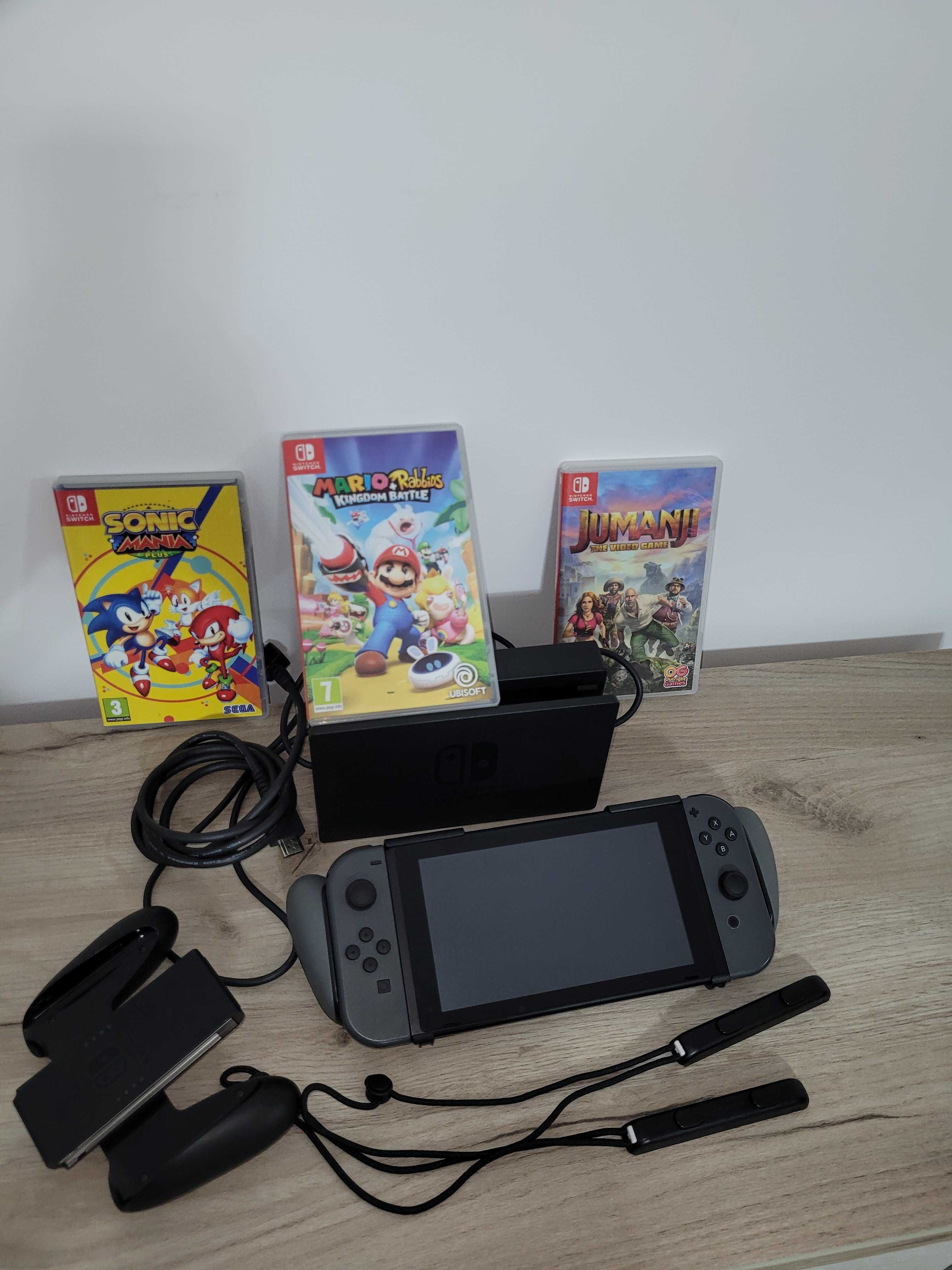 Nintendo Switch complet + 3 jocuri
