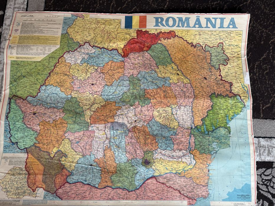 Vand harta Romania