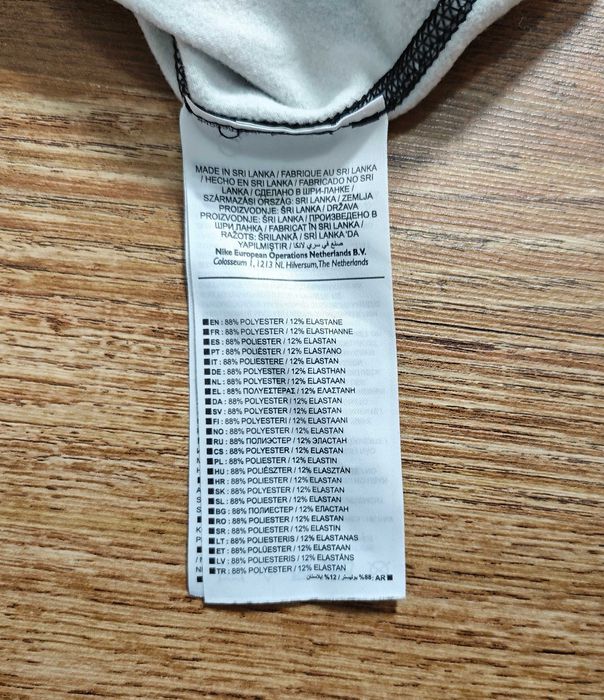 NIKE Pro  Оригинална дамска фланелка за фитнес /  бягане размер S