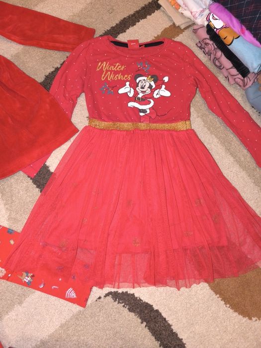 Голям коледен лот дрешки 98 см рокли,блузки и клинчета