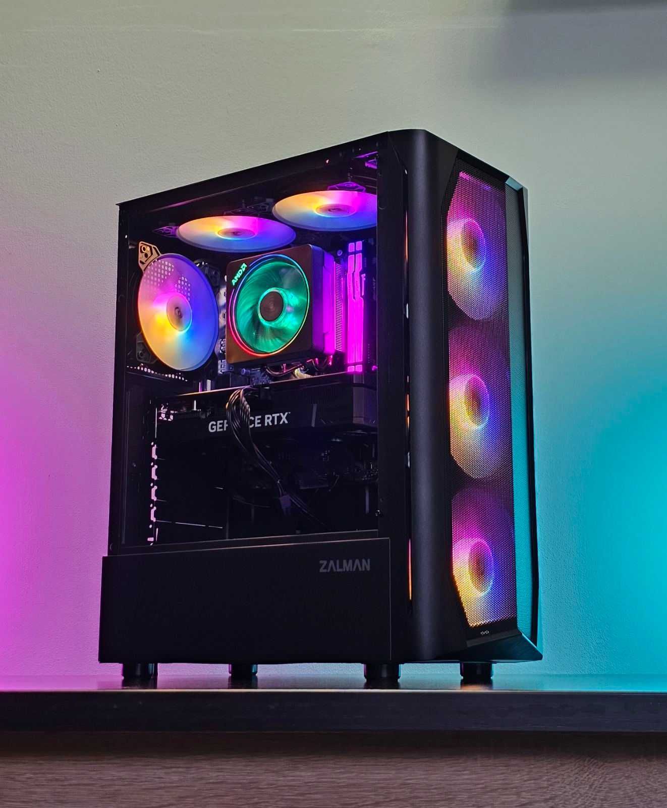 RTX 4070 12GB/Ryzen 7-7700/RAM 32GB/SSD 1TB/Чисто Нов+Гаранция!