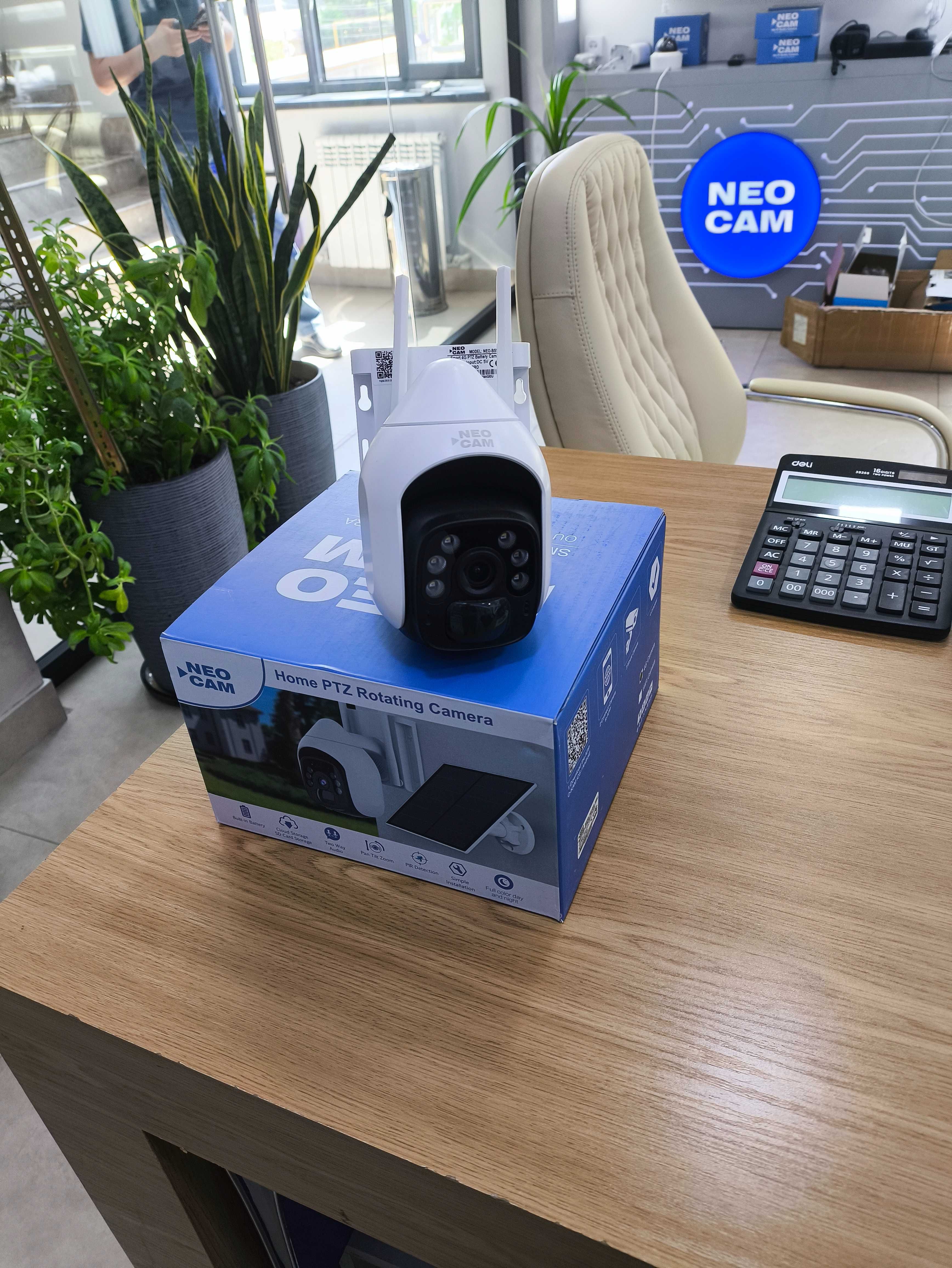 NEO-BS9 - Камера видеонаблюдения 4G с солнечной панелью. Запись 24\7