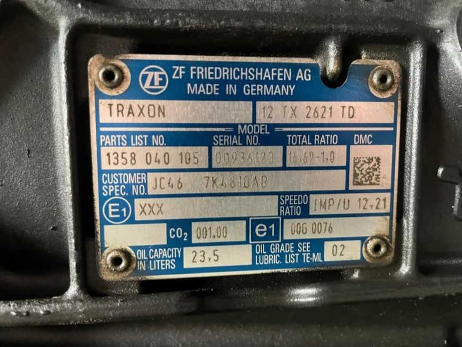 Cutie de viteze ZF 12TX2621TD camion Ford F-Max - Piese de schimb Ford