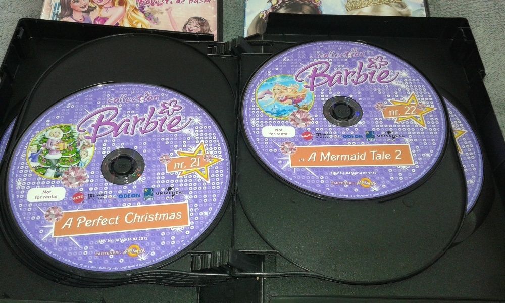 Colectie Completa DVD-uri cu Barbie 36 Filme Dublate in limaba romana