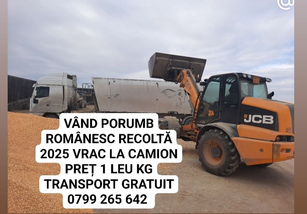 Vând cereale ofer transport.