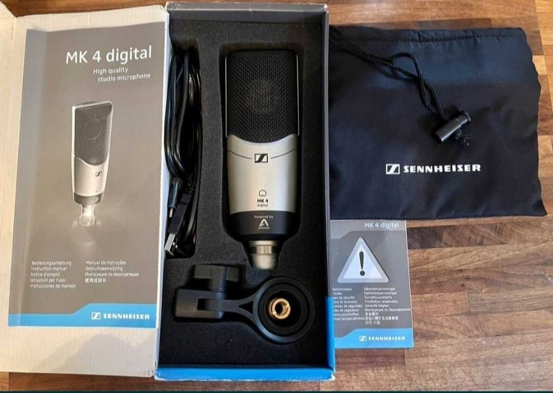 Microfon studio Sennheiser MK 4 Rode audio shure ev akg warm se
