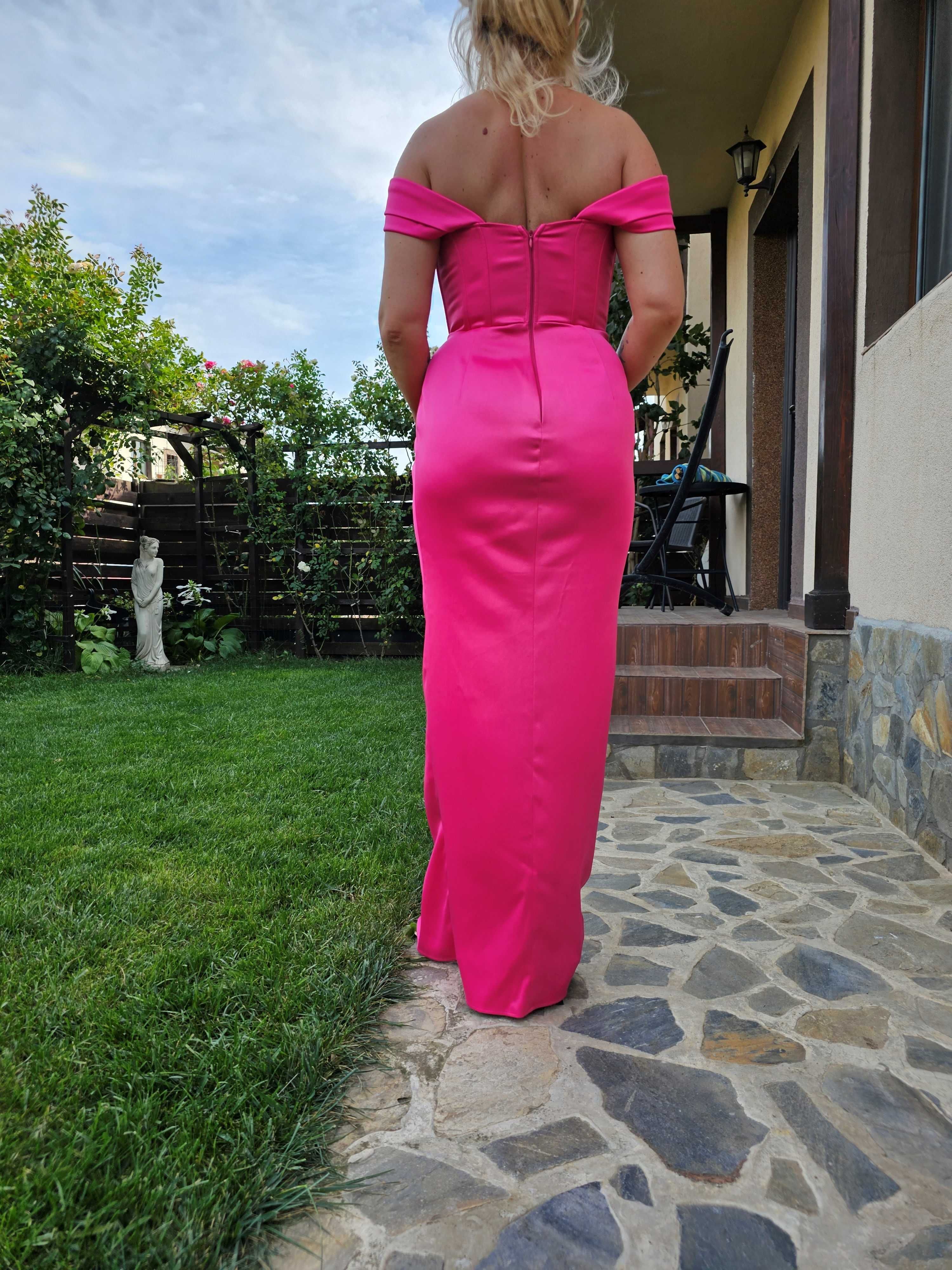 Rochie de seara, Maigre Couture, culoare magenta/ciclam