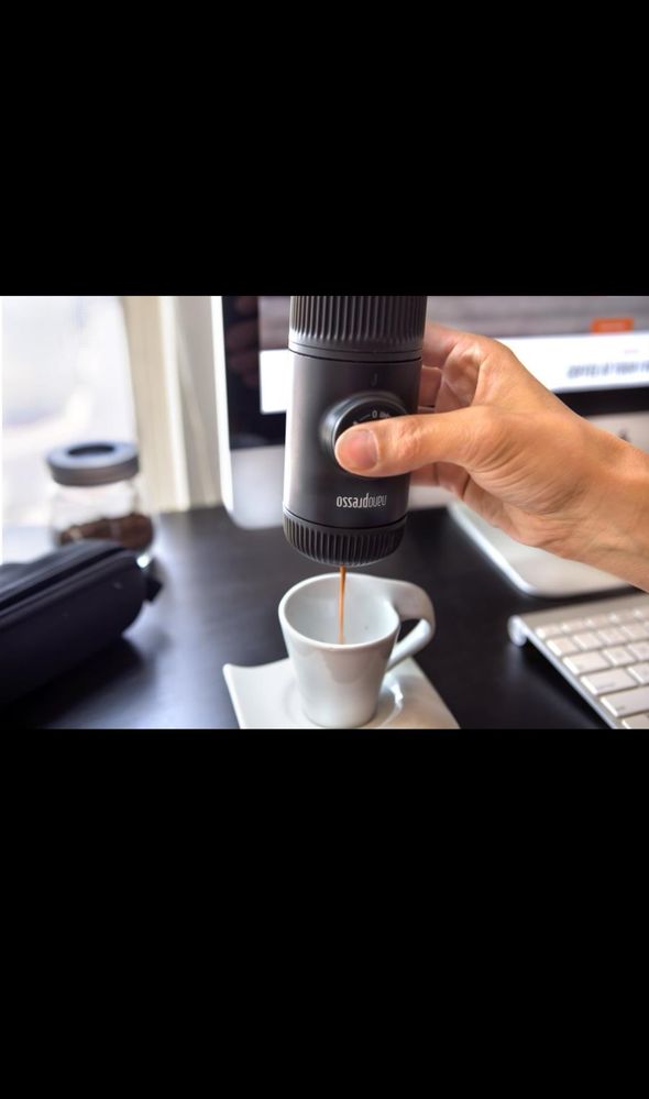 Портативна машина за еспресо с приставка за Nespresso капсули