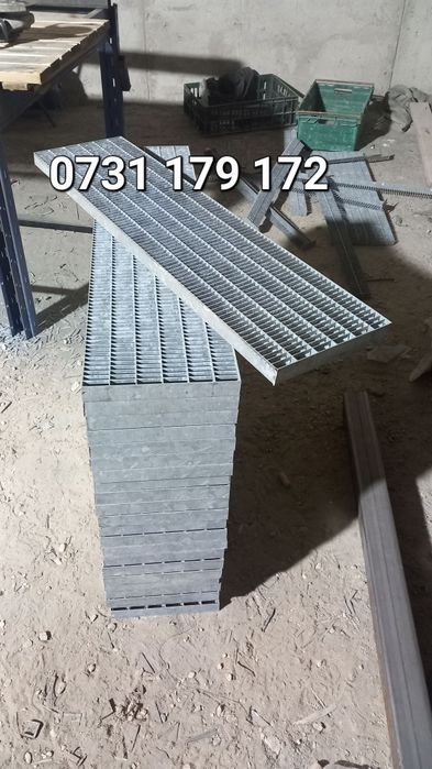 trepte de metal zincata