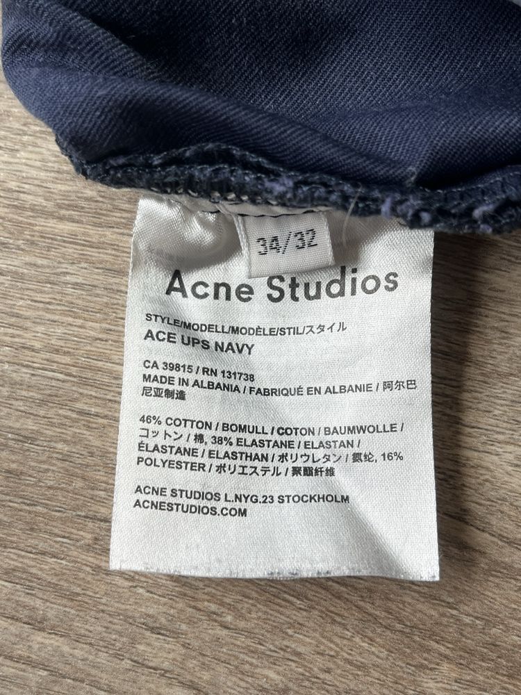 ACNE Studios : Ace Ups Navy -33 размер Slim / Оригинал