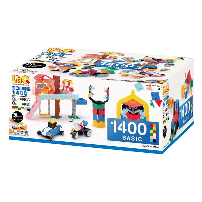 Японски Детски конструктор LaQ Basic 1400, 1460 части