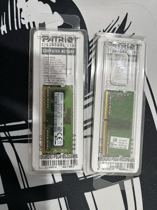 So-dimm ddr4 4х2 (8gb)оперативная память на ноутбук
