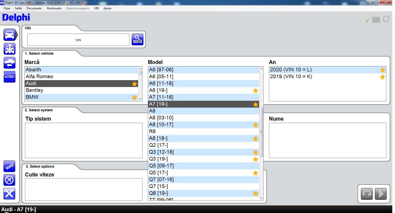 DELPHI Tester Auto Diagnoza Auto Multimarca GOLD A+++ 2025 Autodata