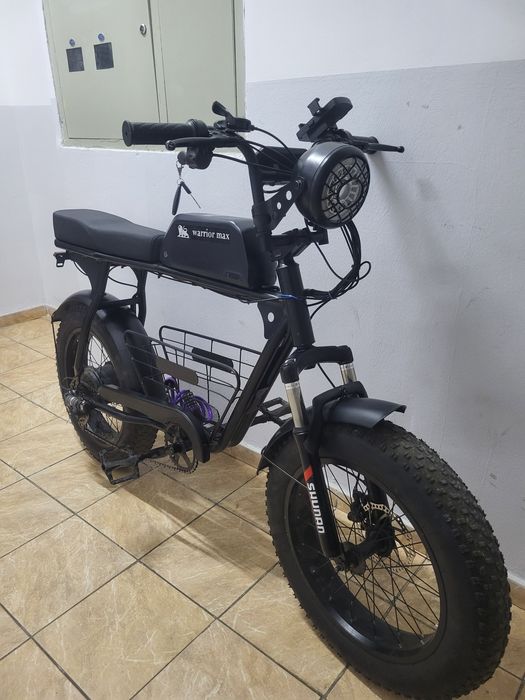 Электровелосипед Новый Warrior Max Леопард 48v 800W велосипед на ходу